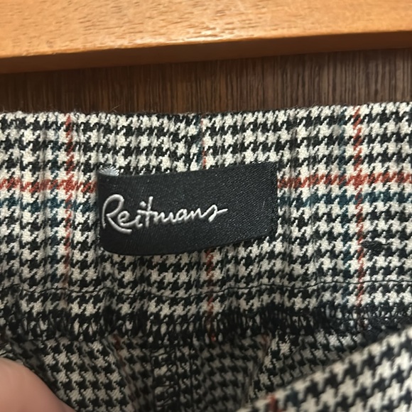 Reitmans Pull On Plaid Pants - Picture 4 of 8